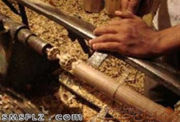 خراطی چوب یکی از صنایع سنتی ایران