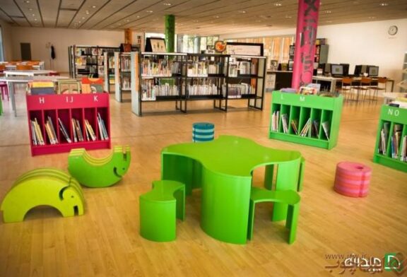طراحی خلاقانه کتابخانه برای کودکان