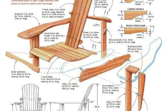 چگونه صندلی چوبی بسازیم