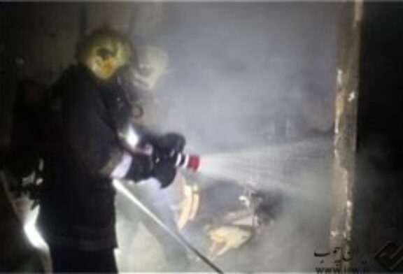 آتش سوزی کارگاه تولید مبلمان در شمیران نو
