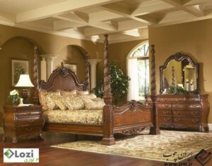Traditional-Wood-King-Bedroom-Furniture-Set-Design-Ideas