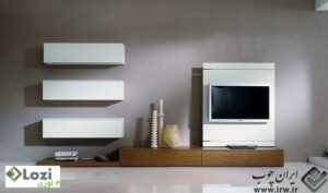 wooden-tv-setup-white-wall-bars-artistic-ornaments-sleek-marble-floo