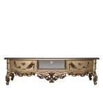 میز تلویزیون آرمیتا منبت شده، چوب راش ترکیه‌ای، تولید ایران چوب